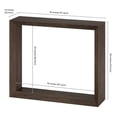 thumbnail image 5 of Evelyn&Zoe Modern Farmhouse 36" Wide Alder Brown Console Table, 5 of 7