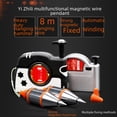 thumbnail image 5 of Yizhili Magnetic Line Level Tool with Automatic Line Retraction – 6M Rope, 0.43kg, Durable Construction for Vertical/Horizontal Alignment in Foundation Building, Trench Digging & Cable Installation –, 5 of 5