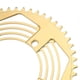 thumbnail image 2 of Plateau simple BOLANY pour vélo de route pliable 56 dents, dents positives et négatives, doré, 2 of 4