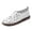 White, variant on Slip On Sandals for Womens Dressy Summer Close Toe Hollow Out Breathable Comfort Shoes Casual Slipper