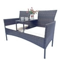 Wicker Patio Conversation Furniture Set, Outdoor Furniture Set with