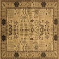 thumbnail image 1 of Ahgly Company Indoor Square Oriental Brown Traditional Area Rugs, 4' Square, 1 of 4