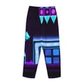 thumbnail image 3 of Lsque Geometry Dash Print Women's Pajama Pants, Lounge Pant - Comfortable Home Wear,Elastic Waistband, Stylish Design-XX-Large, 3 of 9