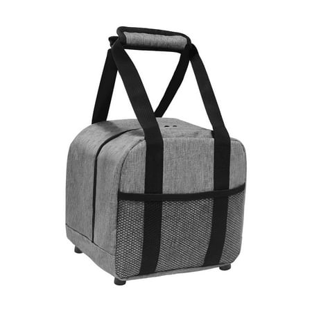 Hyasfey Bowling Ball Bag Portable Single Ball Tote Bag with Padded Ball Holder And Mesh Pocket Small Bowling Ball Case for Men Gifts