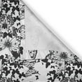 thumbnail image 6 of Ambesonne Black and White Valance & Curtain, Butterfly Motif, 55"x30", Black White, 6 of 6