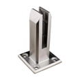 thumbnail image 1 of 304 Stainless Steel Clamp Glass Panel Pool Fence Staircase Bracket Spigot Balustrade Floor Deck Balustrade Railing Moun, 1 of 8