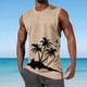 thumbnail image 4 of Hombres Casual Moda Impresión Suéter Cuello Redondo Deportes Tanque sin Mangas para Al Aire Libre Casual Diario, 4 of 5