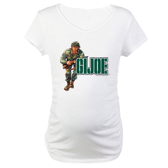 CafePress - G.I. Joe Logo Maternity T Shirt - Cotton Maternity T-shirt, Cute & Funny Pregnancy Tee