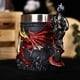 thumbnail image 2 of Taza de cerámica con diseño de dragón 3D con mango de espada, 350 ml, Fantasy Coffe, 2 of 2