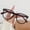 black red, variant on Fashionable Cat's Eye Anti Blue Light Glasses for Women Trendy Senior Sense be All-match PC Glasses Frame Korean Version Flat Light Glasses