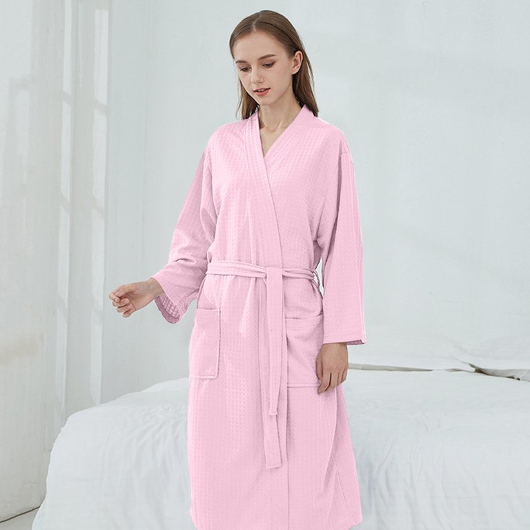 Clearance! robes for women terry cloth robes for women Ladies Men Couple  Cloth Robe Sleepwear White Blue Polyester Dressing Gown Kimono Bath Robe  Bathrobe For Hotel Home Big sales Red - Walmart.com