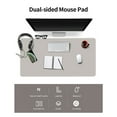 thumbnail image 2 of Mistaha Double-Sided Mouse Pad Eco-friendly Cork PU Leather Desk Mat Waterproof Dustproof Mouse Mat for, 2 of 8