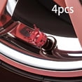 thumbnail image 3 of 4 tapones para válvulas de neumáticos de corona, tapones para válvulas de aire, tapones para neumáticos de coche Rojo, 3 of 9