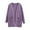 Purple, variant on Dagugfen Baby Girls Clothes Sweater Cardigan Long Sleeve Loose Comfy Solid Color Casual Long Outwear 3-11 Years