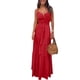 thumbnail image 5 of Vestido de verano para mujer, estilo bohemio, sin mangas, elegante, informal, con tirantes finos y escote en V, para fiesta en la playa, 5 of 5