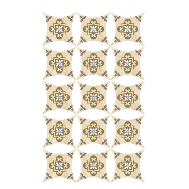 Pegatinas de azulejos decorativos de pared 3D autoadhesivas Pegatinas de azulejos cuadrados impermeables Tmvgtek Oficina Multiescena Multifunción