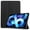 Black, variant on KOMI for ipad2020 Apple tablet case 10.9 "air4 case ipad pro11 triple fold leather case