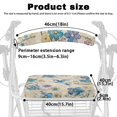 thumbnail image 6 of HELLHERO Happy New Year Blue Hummingbird and Floral Stretchable Material Walker Seat Covers Rollator Walker Cover with Stain Proof Protection Covers Neighborhoods and Outdoors Independence Day, 6 of 7