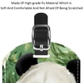 thumbnail image 4 of Square 2Pack PU Leather Panda Cruise Luggage Tag with Privacy Cover and Name ID Tag for Travel Handbags Backpacks Luggage Tags, 4 of 6