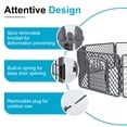 thumbnail image 4 of Vibrant Life 8-Panel Plastic Playpen for Dogs, Dark Gray, 24", 4 of 9