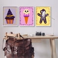 thumbnail image 2 of Stupell Industries Varied Halloween Desserts Holiday Painting White Framed Art Print Wall Art, 24 x 30, Set of 3, 2 of 9