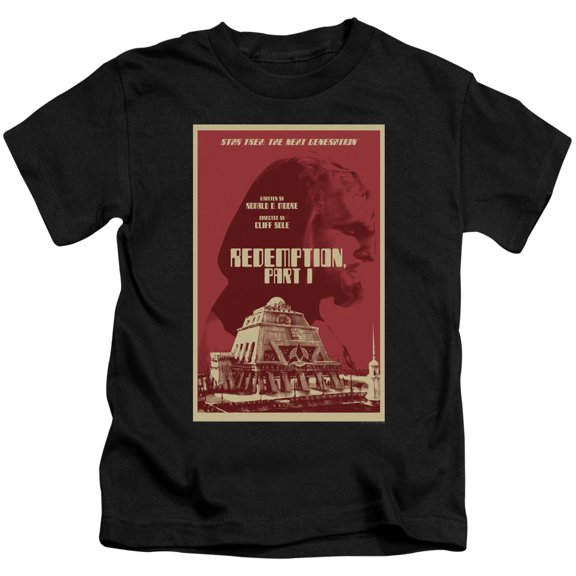 Star Trek Tng Season 4 Episode 26 Youth 18/1 T-Shirt Black