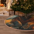 thumbnail image 5 of Sikiie Prairie Meditating Lion Nativity Christmas Tree Skirt, Jesus Christian Winter Holiday Tree Mat Decoration(30-48IN)30", 5 of 6