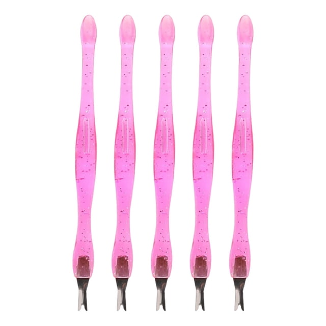 Seitruly Removedor de cutículas portátil para salón de casa, 5 piezas, empujador de uñas de acero inoxidable, accesorios para pedicura de piel muerta Protección de la piel Tipo 1