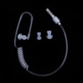 thumbnail image 2 of Transparente 3.5mm Plug Vacuum Air Duct Spring Auricular Mono Auriculares, Plateado plata Sunnimix Auricular mono auricular, 2 of 8