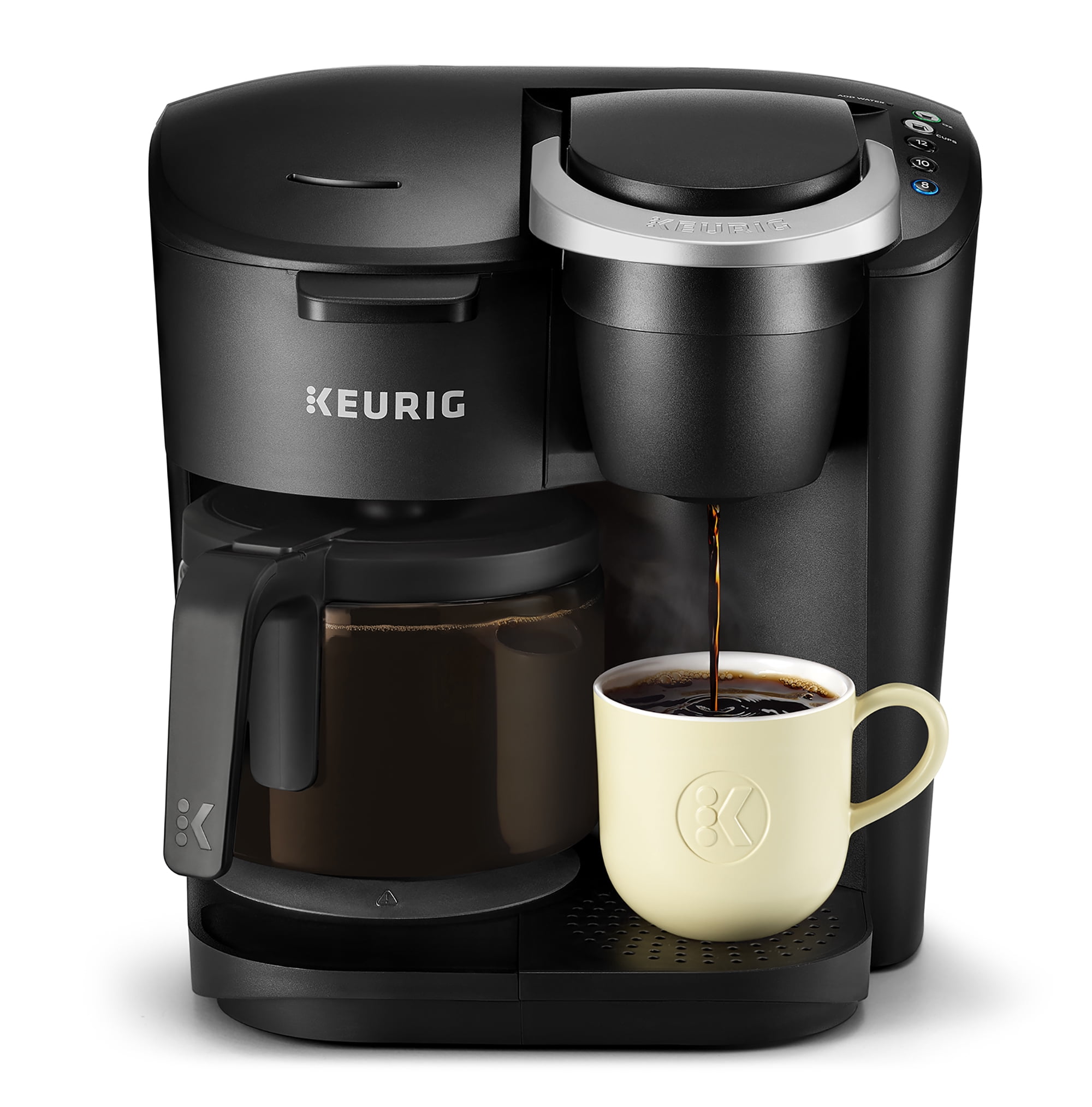 Keurig K Duo Essentials Coffee Maker With Single Serve K Cup Pod And Keurig K Duo Essentials Coffee Maker With Single Serve K Cup Pod And