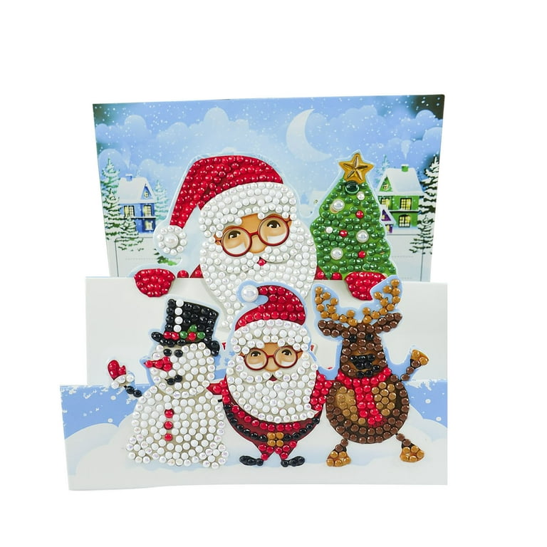 The Christmas Tree and Santa Claus 5D Diamond Painting