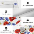 thumbnail image 6 of Red Blue Poppy Floral Outdoor Rug for Patio/Deck/Porch, Non-Slip Large Area Rug 6 x 9 Ft, Farmhouse Spring Flowers Indoor Outdoor Rugs Washable Area Rugs, Reversible Camping Rug Carpet Runner, 6 of 8
