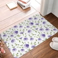 thumbnail image 4 of Logiee Purple Chicory Print Welcome Mats for Entryway,Door Mat for Front Door,Entry Mat,Doormat for Garden, Garage, Patio, Home, Porch Decor, 4 of 7