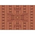 thumbnail image 1 of Ahgly Company Machine Washable Indoor Rectangle Transitional Bright Orange Area Rugs, 8' x 12', 1 of 7