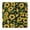 Retro Wa, variant on Yellow Floral Sunflower Fitted Tablecloth - Windproof Washable Square Cover (Vintage Style)
