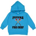 thumbnail image 2 of Inktastic Future Fire Chief Firefighter Toddler Hoodie, 2 of 4