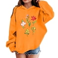 thumbnail image 2 of Girls Fashion Hoodie Sweatshirt Long Sleeve Loose Fit Casual Top For Kids, 2 of 4