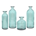 thumbnail image 1 of Weddingstar Assorted Glass Bottle Flower Vases - Blue - Set of 4, 1 of 3
