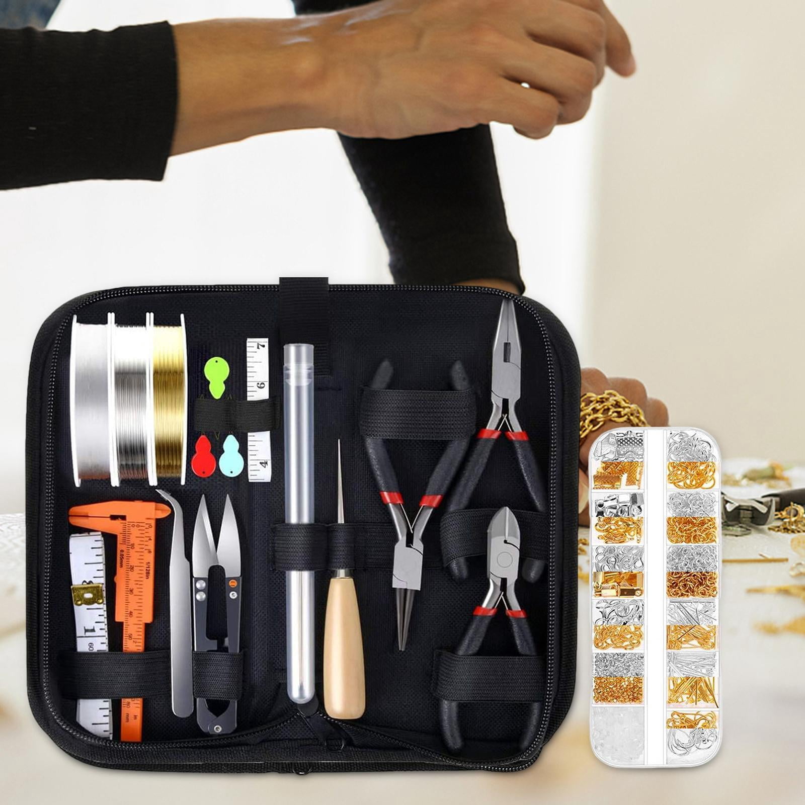 Milageto DIY Wire Jewelry Making Kit, Earring Beading Supplies Necklace, Wrapping Jewelry