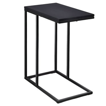 Costway Coffee Tray Sofa Side End Table Ottoman Couch Console Stand TV Lap Snack Black