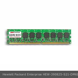 Cl4 Single - DMS Compatible/Replacement for Hewlett Packard Enterprise 390825-S21 ProLiant ML110 G3 512MB DMS Certified Memory DDR2-533 (PC2-4200) 64x72 CL4 1.8v 240 Pin ECC DIMM Single Rank