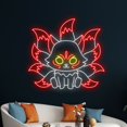 thumbnail image 5 of Handmadetneonsign Nine-Tailed Fox Neon Sign, Fox Animal Wall Art Decor, Animal Kitsune Wall Decor, 5 of 5