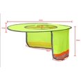 thumbnail image 1 of Sombrero de cuello reflectante de malla de ala completa, protección solar para exteriores, se puede almacenar, parasol duro para casco, color amarillo, 1 of 4