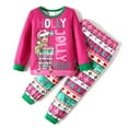 thumbnail image 3 of Barbie Women Pajamas Snowflakes Christmas Tree Graphic Allover Print 2 Pieces Family Matching Pajamas Set, 3 of 10
