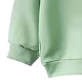 thumbnail image 4 of Hessimy Toddler Boys Girls Spring Summer Cute Cartoon Print 2Pcs Snug Fit Long Sleeve Soft Warm Sleepwear Pajamas Tops Pants, Cute Snug Fit(Green,9-10 Years), 4 of 5