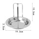 thumbnail image 5 of Pollo BBQ Inoxidable Asador Asado Soporte Acero Parrilla Soporte Sartén Cocina，Comedor & Bar, 5 of 7
