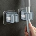thumbnail image 4 of 15 piezas Soporte para escobas de pared Soporte autoadhesivo para fregona Soporte para escobas de pared, 4 of 5