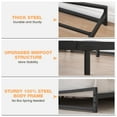 thumbnail image 5 of Danolapsi Low Profile Full Bed Frame,6 Inch Heavy Duty Metal Full Size Platform Bed Frame,Mattress Foundation with Steel Slat Support,No Box Spring Needed/Easy Assembly/Noise Free, 5 of 6