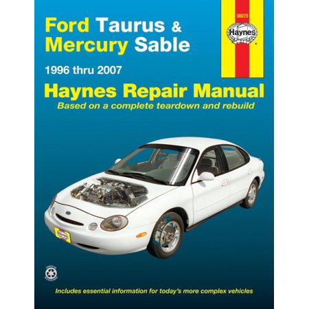 Haynes Ford Taurus & Mercury Sable 1996 Thru 2007 Automotive Repair Manual