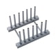 thumbnail image 1 of Cateissary Hogares modernos plástico multiusos placa olla tapa soporte escurridor secado escurridor gabinete organizador Organizadores de utensilios de cocina gris, 1 of 6